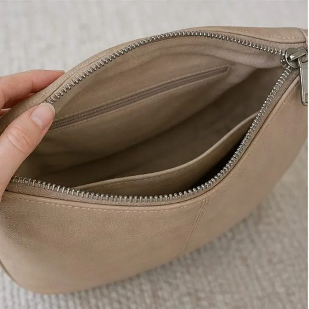 Sage Zip Crossbody Bag
